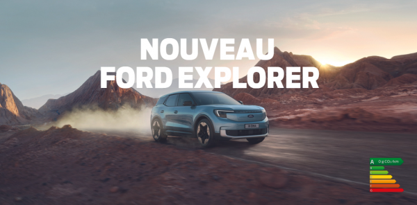 Découvrez le nouveau Ford Explorer 100% électrique